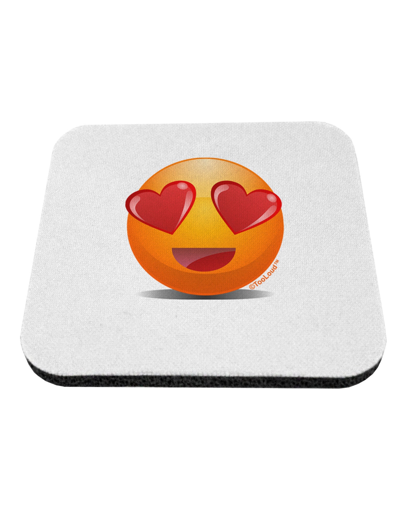 Heart Eye Emoji Coaster-Coasters-TooLoud-1-Davson Sales