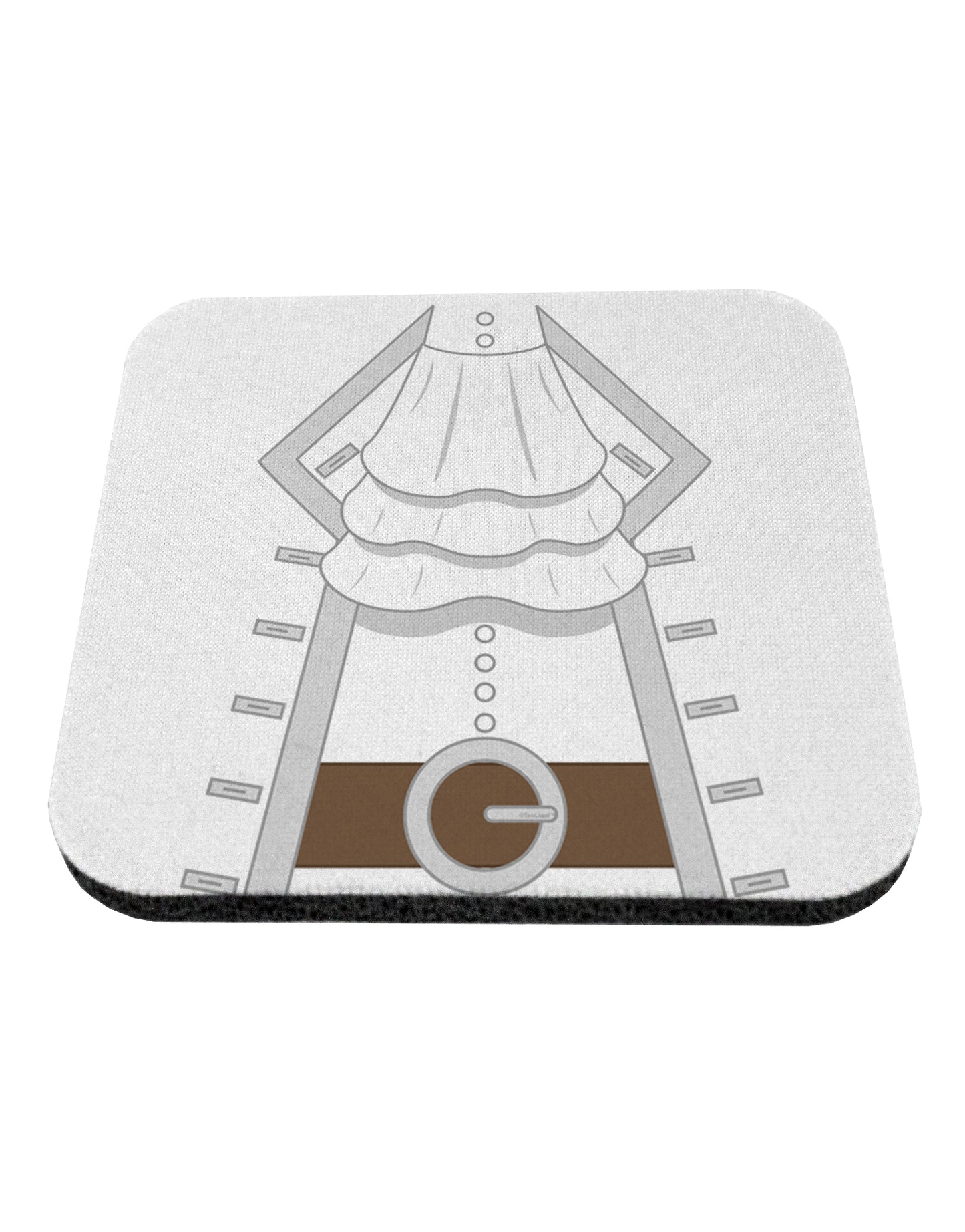 Pirate Captain Costume Silver Coaster-Coasters-TooLoud-White-Davson Sales