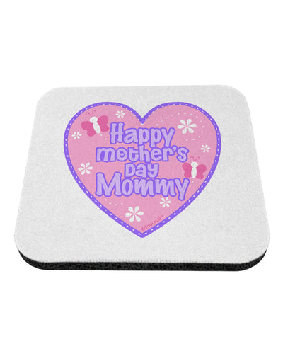 Happy Mother's Day Mommy - Pink Coaster by TooLoud-Coasters-TooLoud-White-Davson Sales