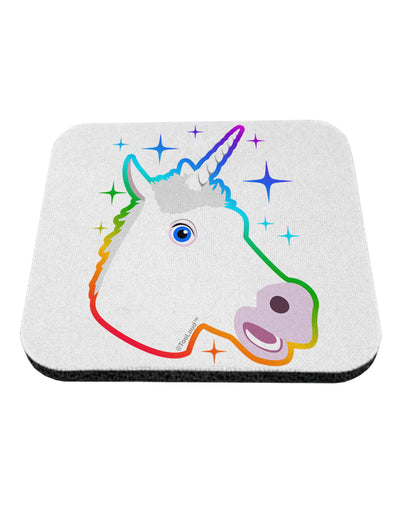 Magical Rainbow Sparkle Unicorn Coaster-Coasters-TooLoud-White-Davson Sales