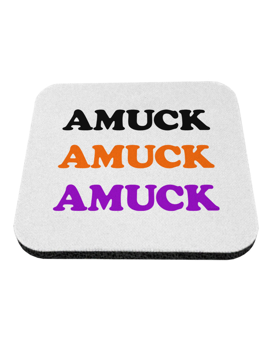 Amuck Amuck Amuck Halloween Coaster-Coasters-TooLoud-White-Davson Sales