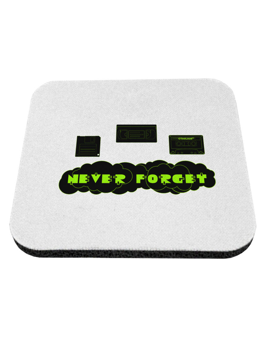 Never Forget Retro 80's Funny Coaster by TooLoud-Coasters-TooLoud-1-Davson Sales