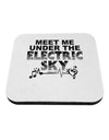 Electric Sky BnW Coaster-Coasters-TooLoud-White-Davson Sales