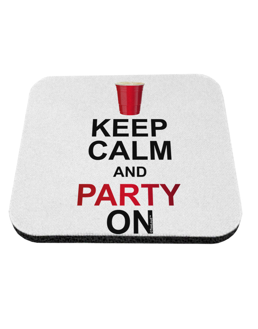 Keep Calm - Party Beer Coaster-Coasters-TooLoud-1-Davson Sales