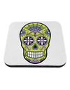 Version 7 Poison Day of the Dead Calavera Coaster-Coasters-TooLoud-White-Davson Sales