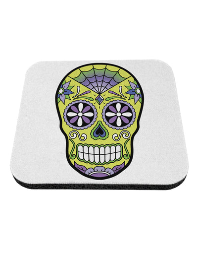 Version 7 Poison Day of the Dead Calavera Coaster-Coasters-TooLoud-White-Davson Sales