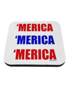 Merica Merica Merica - Red and Blue Coaster-Coasters-TooLoud-White-Davson Sales