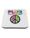 PLUR Rainbow Coaster-Coasters-TooLoud-White-Davson Sales