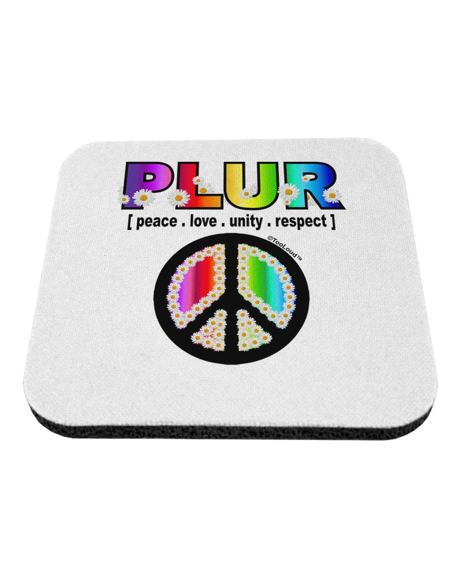 PLUR Rainbow Coaster-Coasters-TooLoud-White-Davson Sales