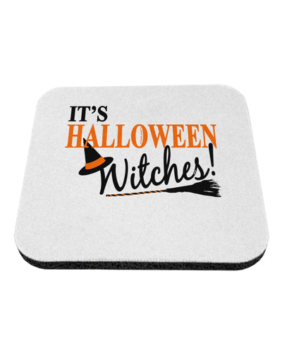 It's Halloween Witches Hat Coaster-Coasters-TooLoud-White-Davson Sales