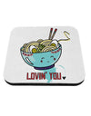 TooLoud Matching Lovin You Blue Pho Bowl Coaster-Coasters-TooLoud-1 Piece-Davson Sales