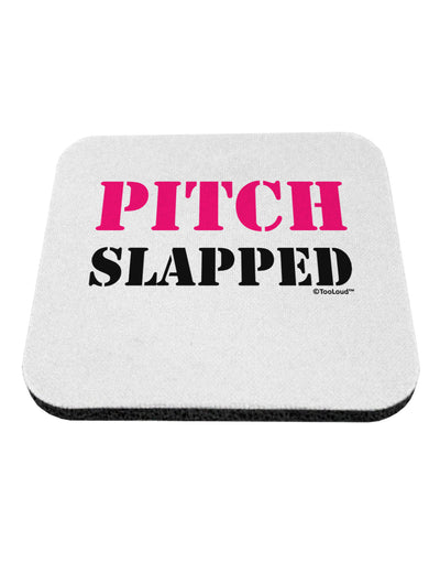 Pitch Slapped - Pink Coaster-Coasters-TooLoud-White-Davson Sales