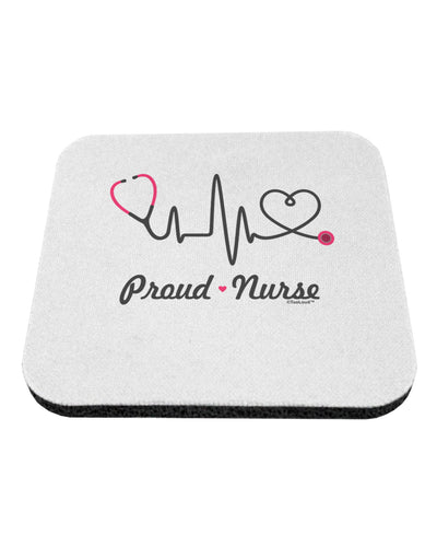 Stethoscope Heartbeat Text Coaster-Coasters-TooLoud-1-Davson Sales