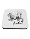 Leo Illustration Coaster-Coasters-TooLoud-White-Davson Sales