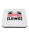 Blushing Anime Eyes Lewd Coaster by TooLoud-Coasters-TooLoud-1-Davson Sales