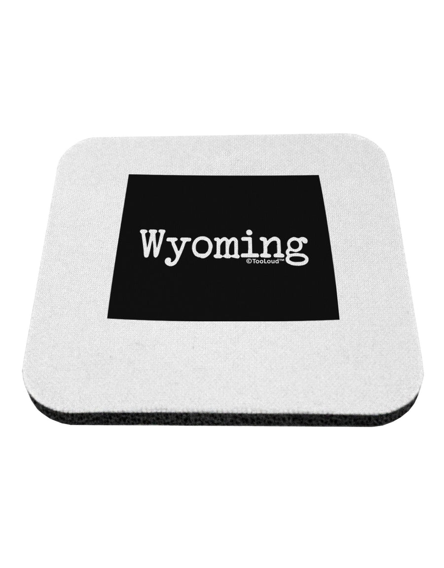 Wyoming - United States Shape Coaster-Coasters-TooLoud-White-Davson Sales