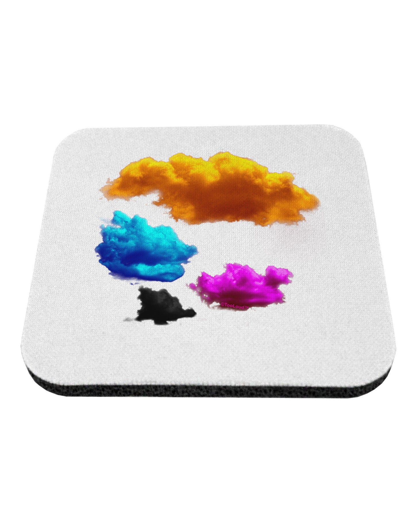 CMYK Clouds Coaster-Coasters-TooLoud-White-Davson Sales