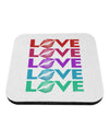 Colorful Love Kisses Coaster-Coasters-TooLoud-1-Davson Sales