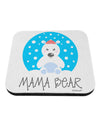 Matching Polar Bear Family - Mama Bear Coaster by TooLoud-Coasters-TooLoud-White-Davson Sales