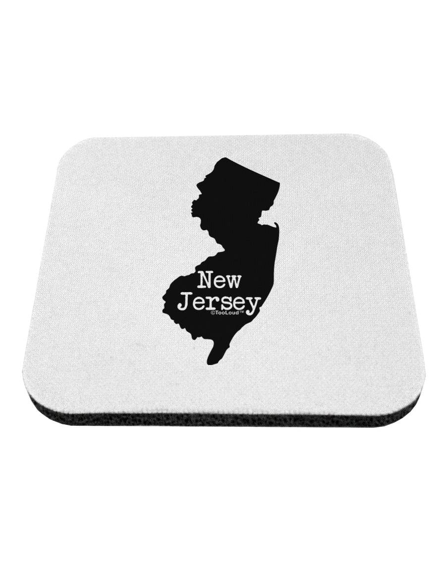 New Jersey - United States Shape Coaster by TooLoud-Coasters-TooLoud-White-Davson Sales