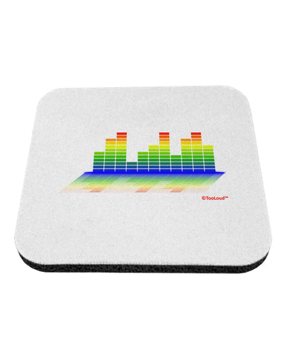 Equalizer Bars Design Coaster by TooLoud-Coasters-TooLoud-White-Davson Sales