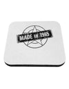 50th Birthday Made In Birth Year 1965 Coaster-Coasters-TooLoud-White-Davson Sales