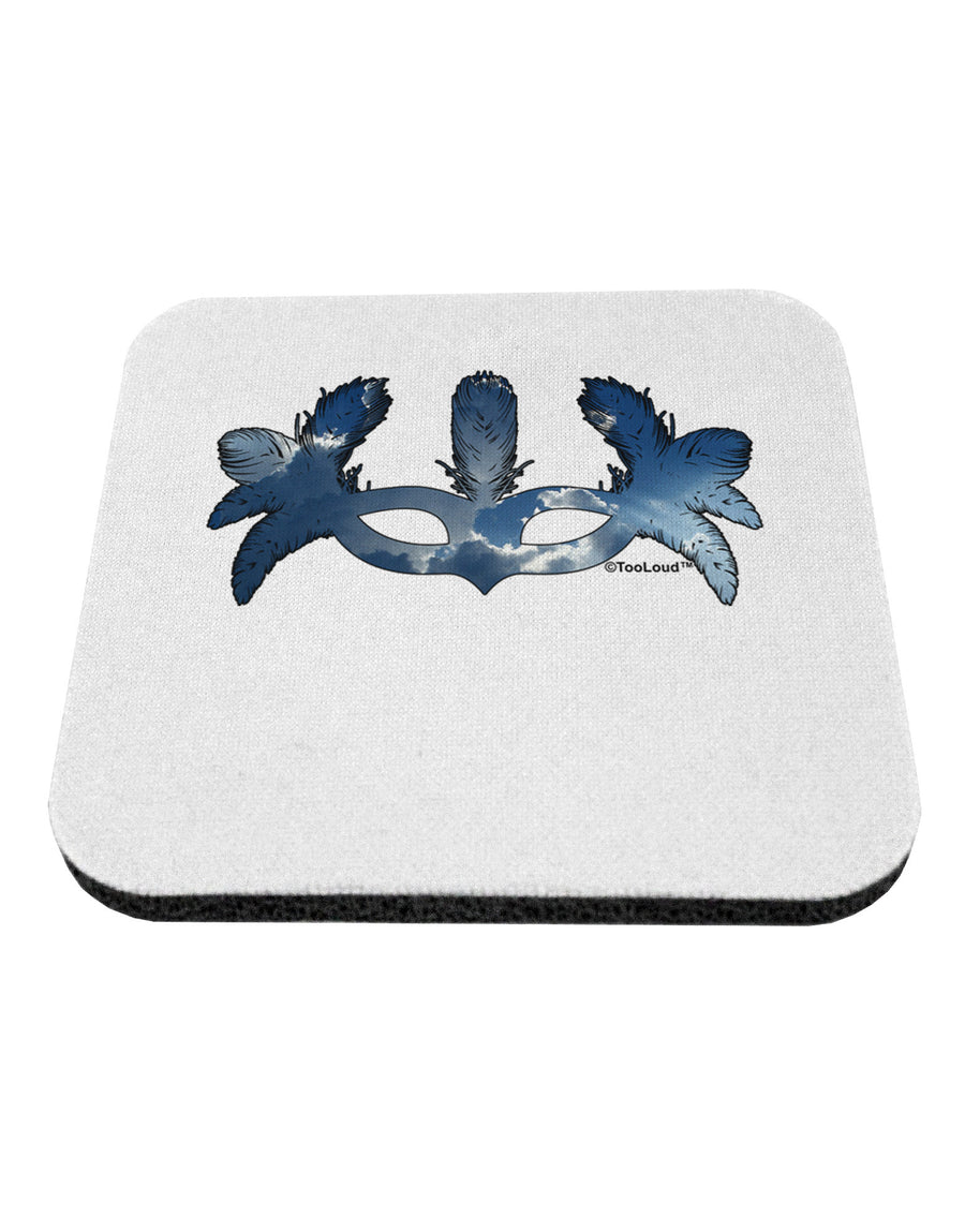 Air Masquerade Mask Coaster by TooLoud-Coasters-TooLoud-White-Davson Sales