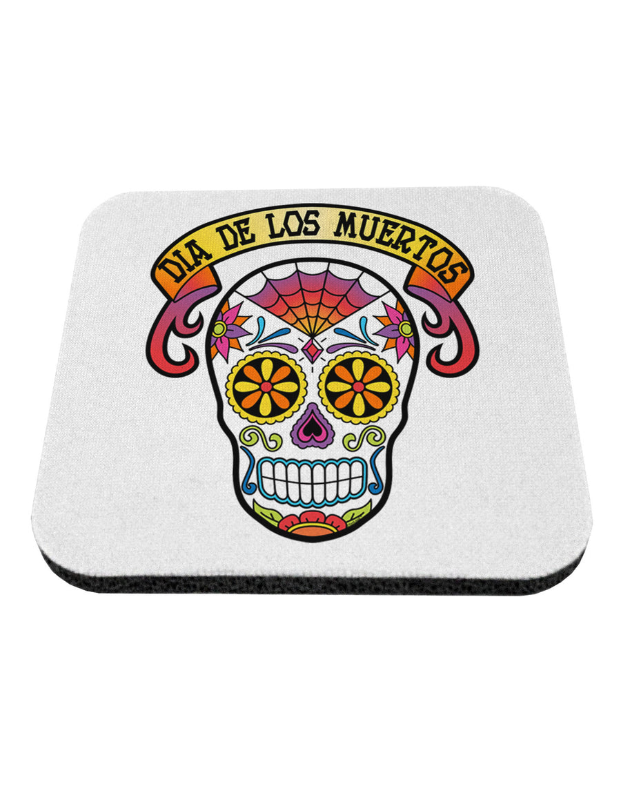 Dia de los Muertos Calavera Coaster-Coasters-TooLoud-White-Davson Sales