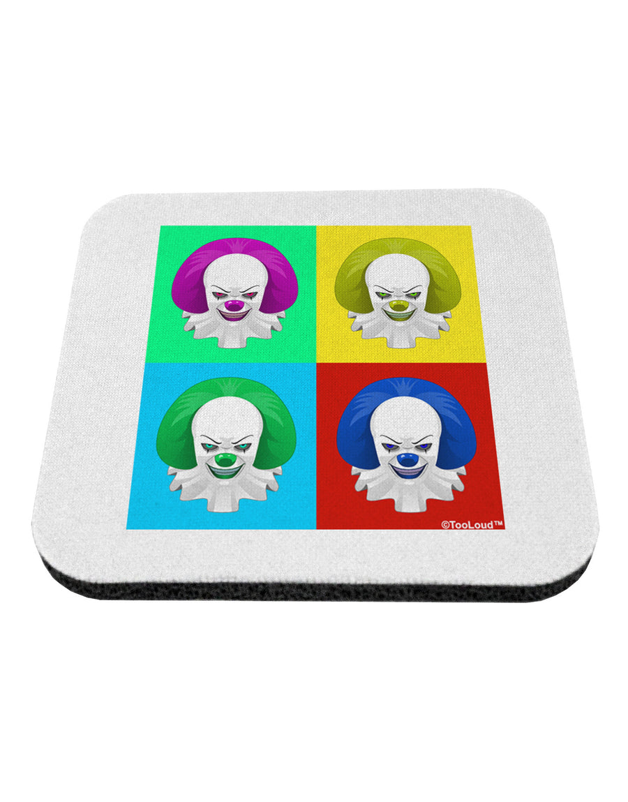 Clown Face Pop Art 2 Coaster-Coasters-TooLoud-White-Davson Sales