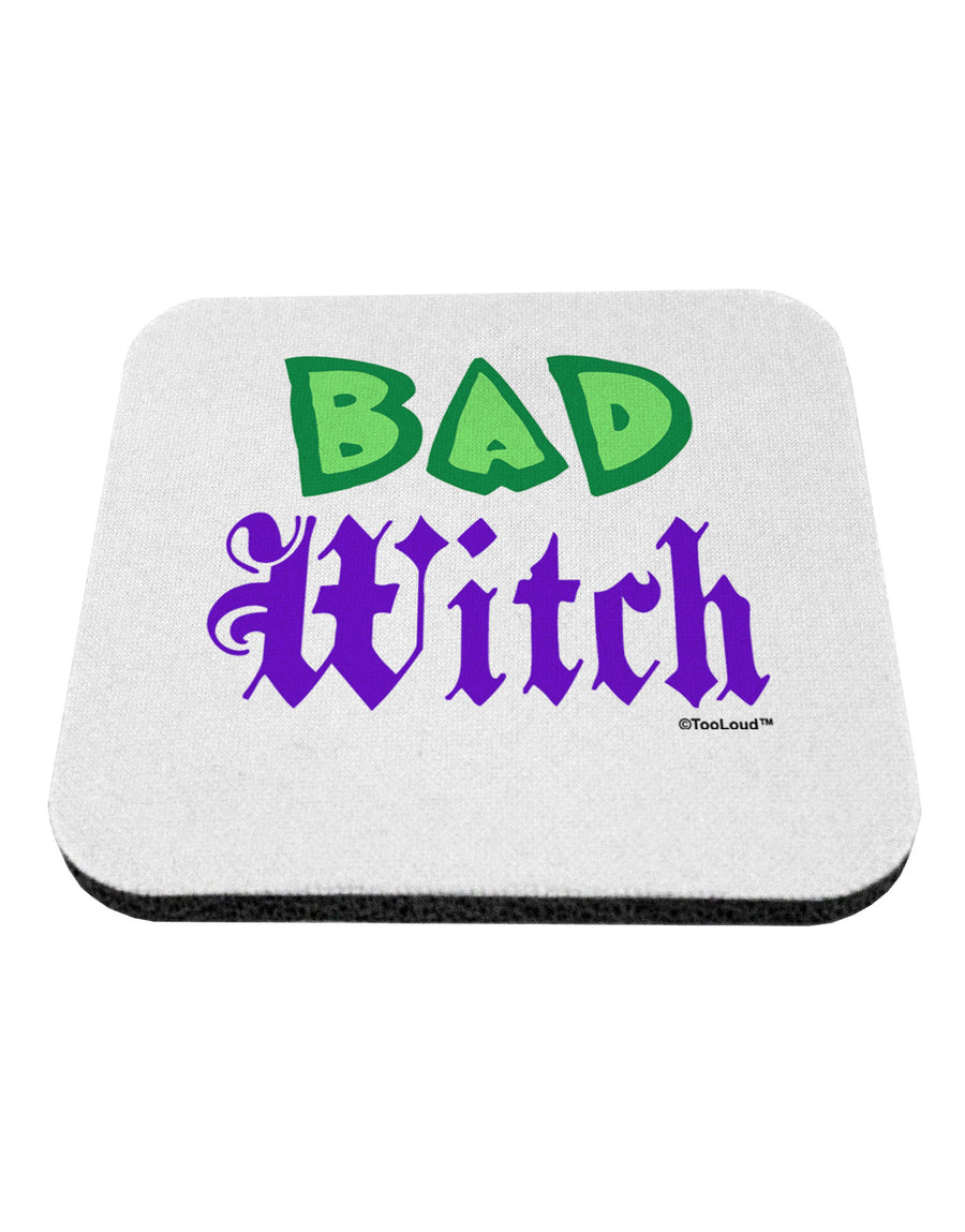 Bad Witch Color Green Coaster-Coasters-TooLoud-White-Davson Sales