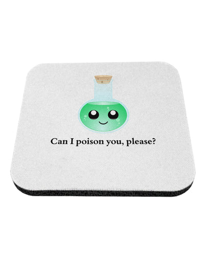 Don't Make Me Poison You Coaster-Coasters-TooLoud-White-Davson Sales