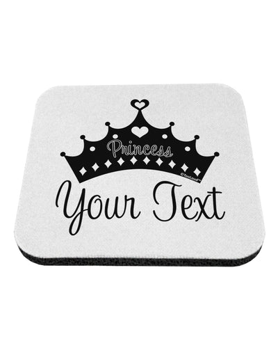 Personalized Princess -Name- Design Coaster-Coasters-TooLoud-White-Davson Sales