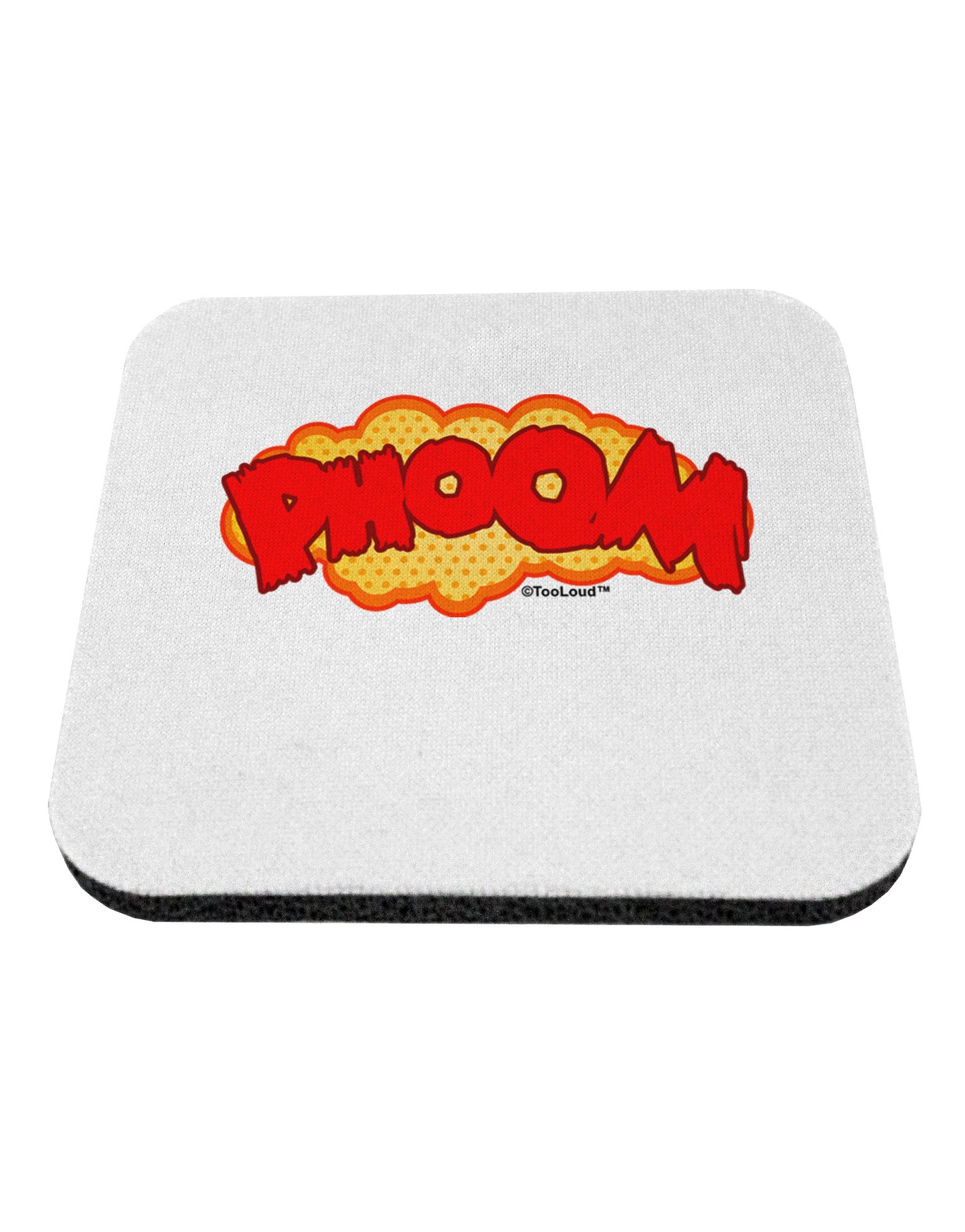 Onomatopoeia PHOOM Coaster-Coasters-TooLoud-White-Davson Sales