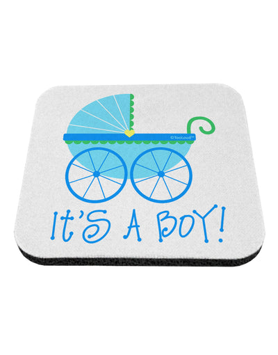 It's a Boy - Baby Boy Carriage Coaster-Coasters-TooLoud-White-Davson Sales