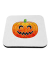 Jack-O-Lantern Watercolor Coaster-Coasters-TooLoud-White-Davson Sales