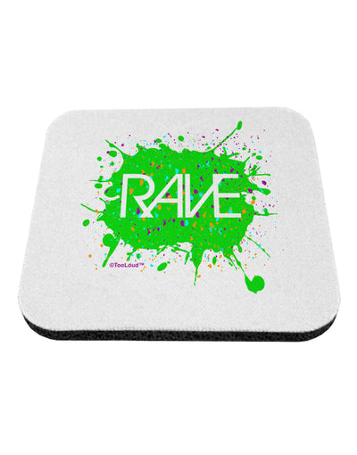 Rave Splatter Green Coaster-Coasters-TooLoud-1-Davson Sales