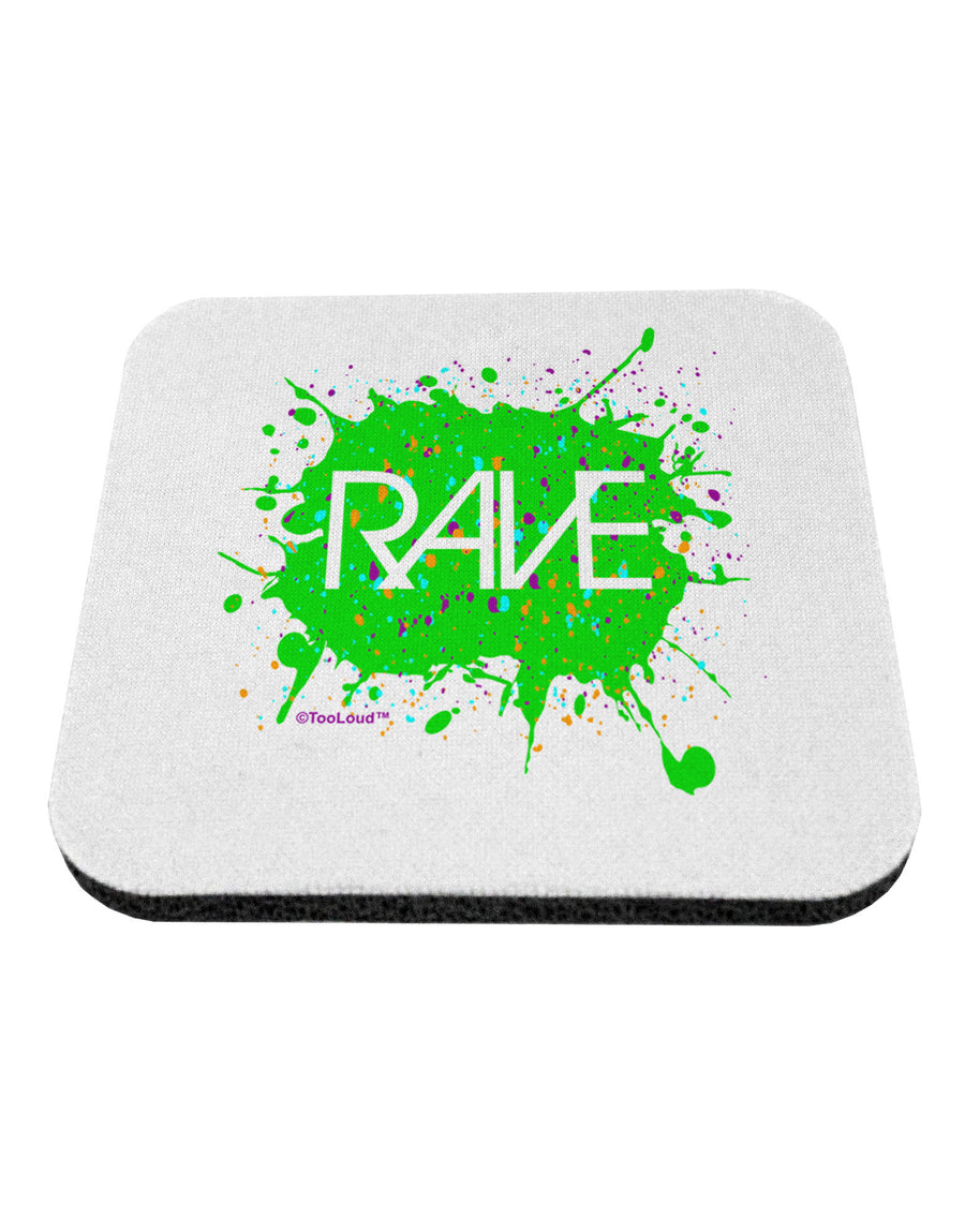 Rave Splatter Green Coaster-Coasters-TooLoud-1-Davson Sales