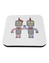 Cute Robot Love Coaster by TooLoud-Coasters-TooLoud-1-Davson Sales