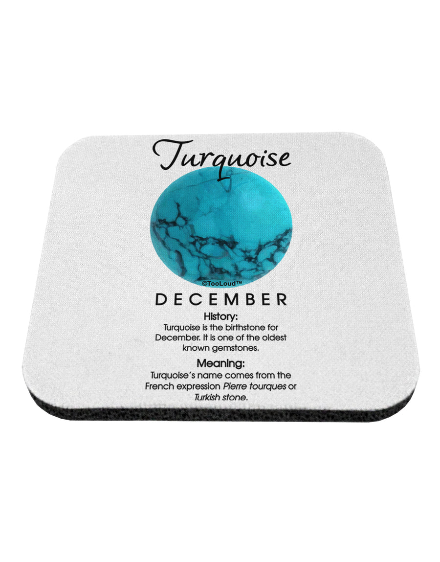 Birthstone Turquoise Coaster by TooLoud-Coasters-TooLoud-1-Davson Sales