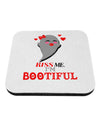 Kiss Me BOOtiful Ghost Red Coaster-Coasters-TooLoud-White-Davson Sales