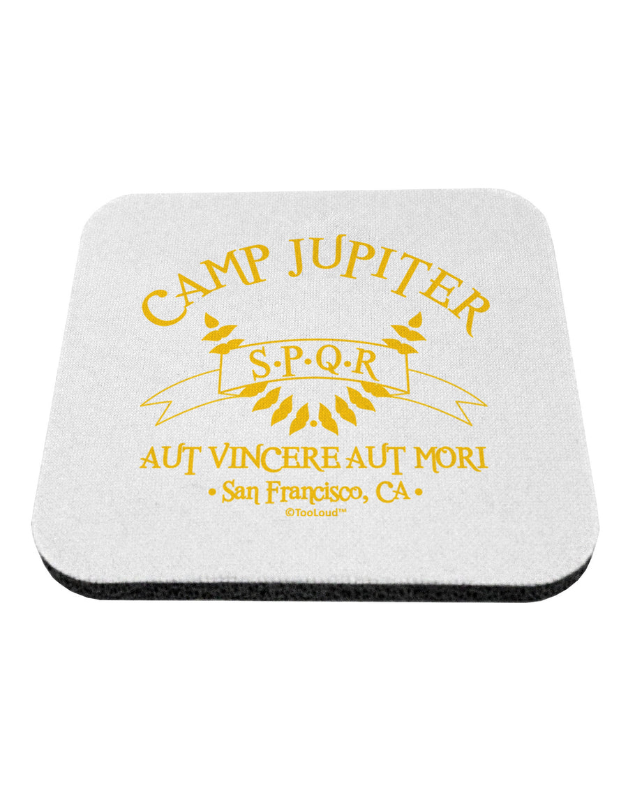 Camp Jupiter - SPQR Banner - Gold Coaster by TooLoud-Coasters-TooLoud-White-Davson Sales