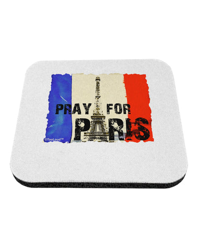 Pray For Paris Watercolor Coaster-Coasters-TooLoud-1-Davson Sales