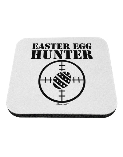 Easter Egg Hunter Black and White Coaster by TooLoud-Coasters-TooLoud-White-Davson Sales