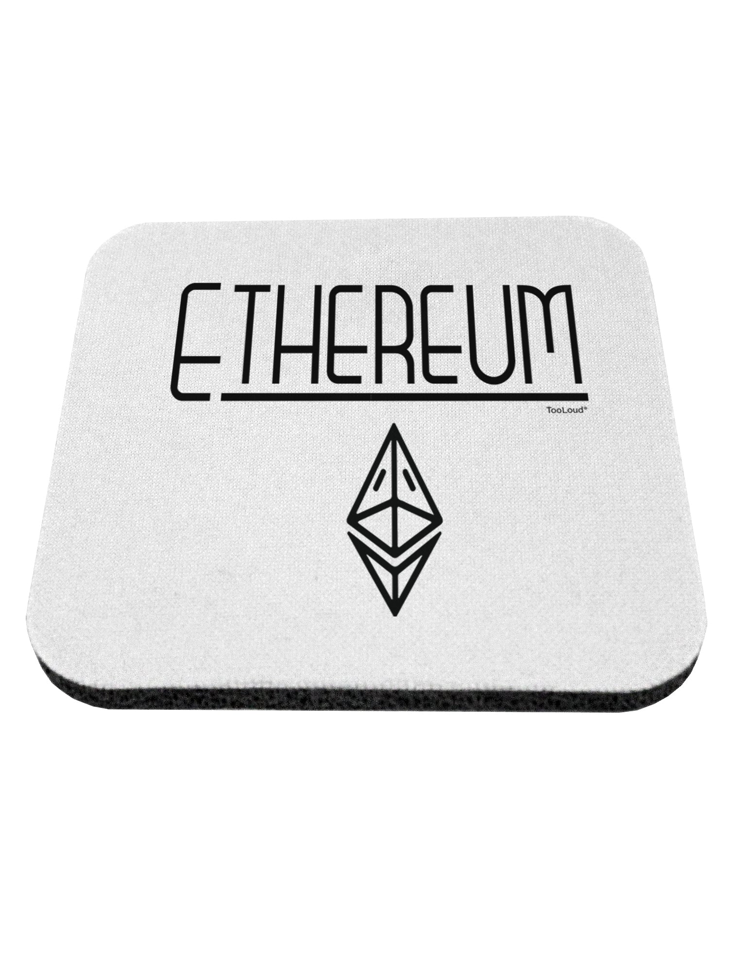 TooLoud Ethereum with logo Coaster-Coasters-TooLoud-1 Piece-Davson Sales