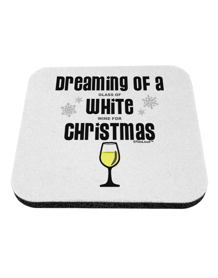 White Wine For Christmas Coaster-Coasters-TooLoud-1-Davson Sales