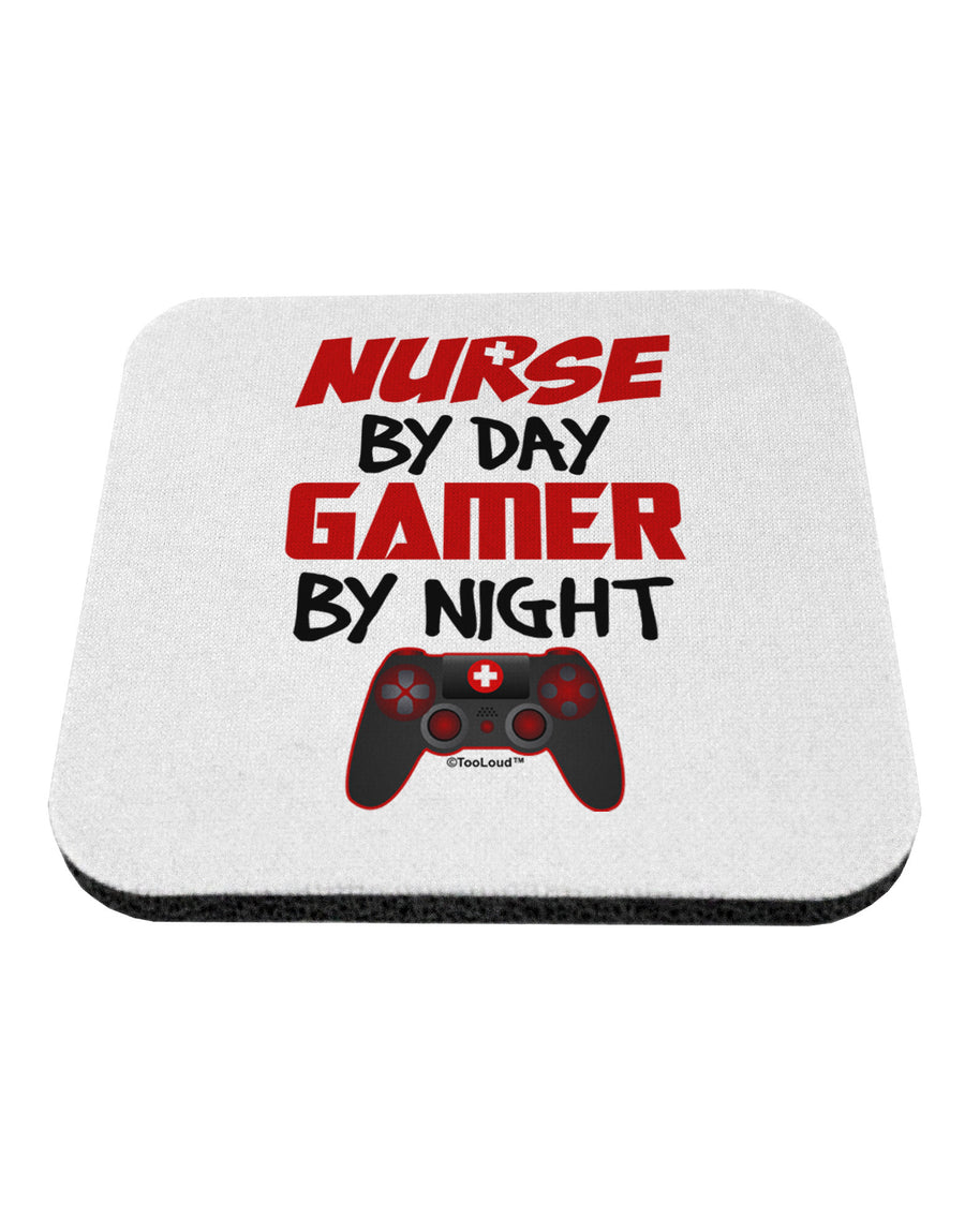 Nurse By Day Gamer By Night Coaster-Coasters-TooLoud-1-Davson Sales