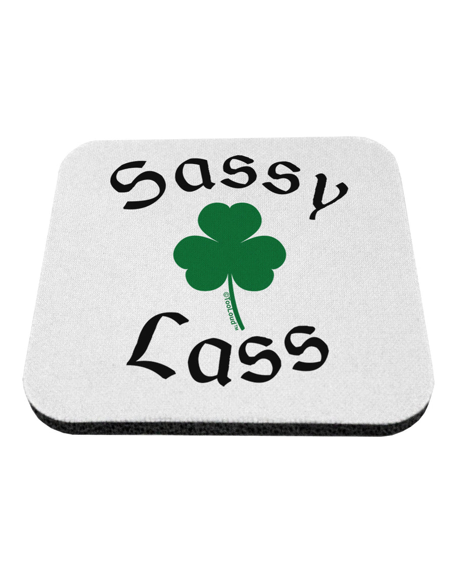 Sassy Lass St Patricks Day Coaster-Coasters-TooLoud-1-Davson Sales