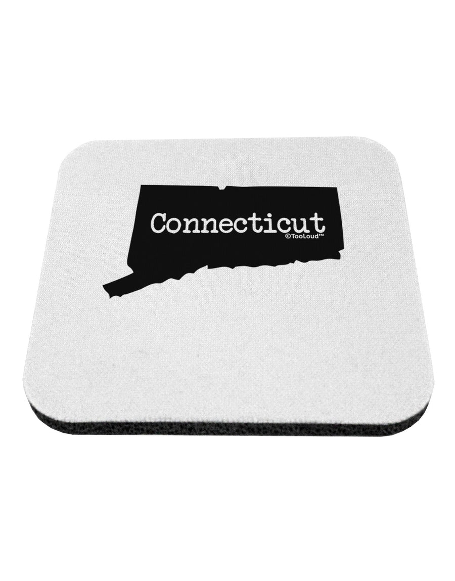 Connecticut - United States Shape Coaster-Coasters-TooLoud-White-Davson Sales