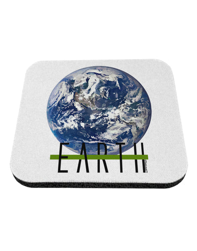 Planet Earth Text Coaster by TooLoud-Coasters-TooLoud-1-Davson Sales