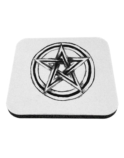 Pentacle Magick Witchcraft Star Coaster-Coasters-TooLoud-White-Davson Sales